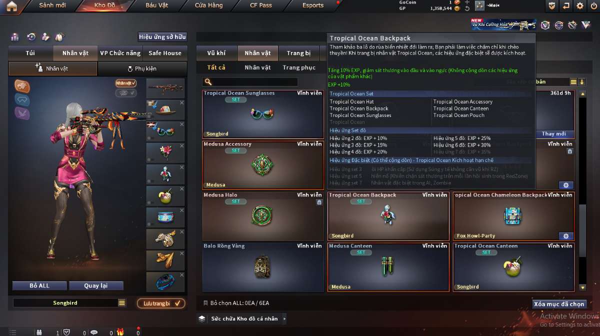 shop acc cf uy tin gia re